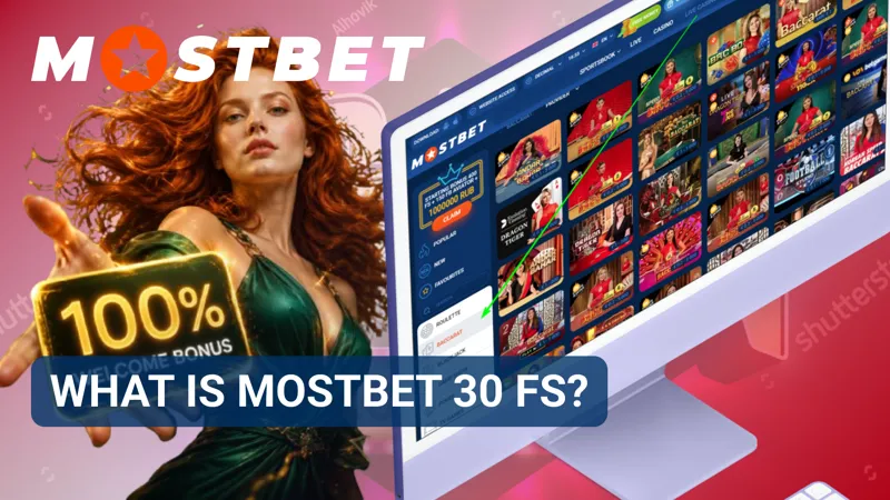 A newcomer reviews the details of a 30 free spins package on the MostBet Canada website.