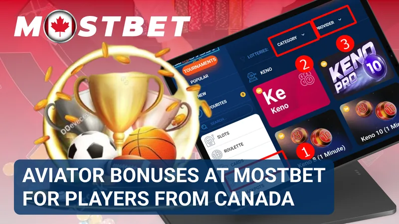 Promotional offers for Aviator displayed alongside bonus details and eligible gaming activities on the MostBet platform.