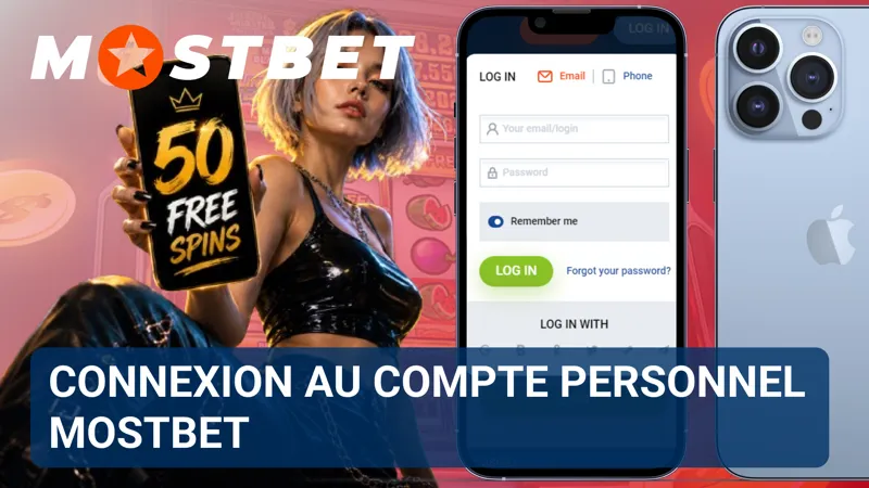 Joueur se connectant à son compte Mostbet en utilisant ses identifiants personnels.