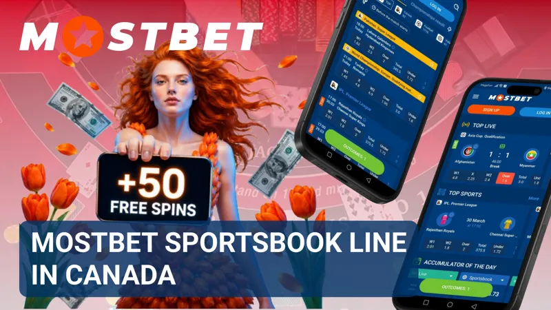 Sportsbook interface displaying betting markets and sporting events on MostBet Canada.